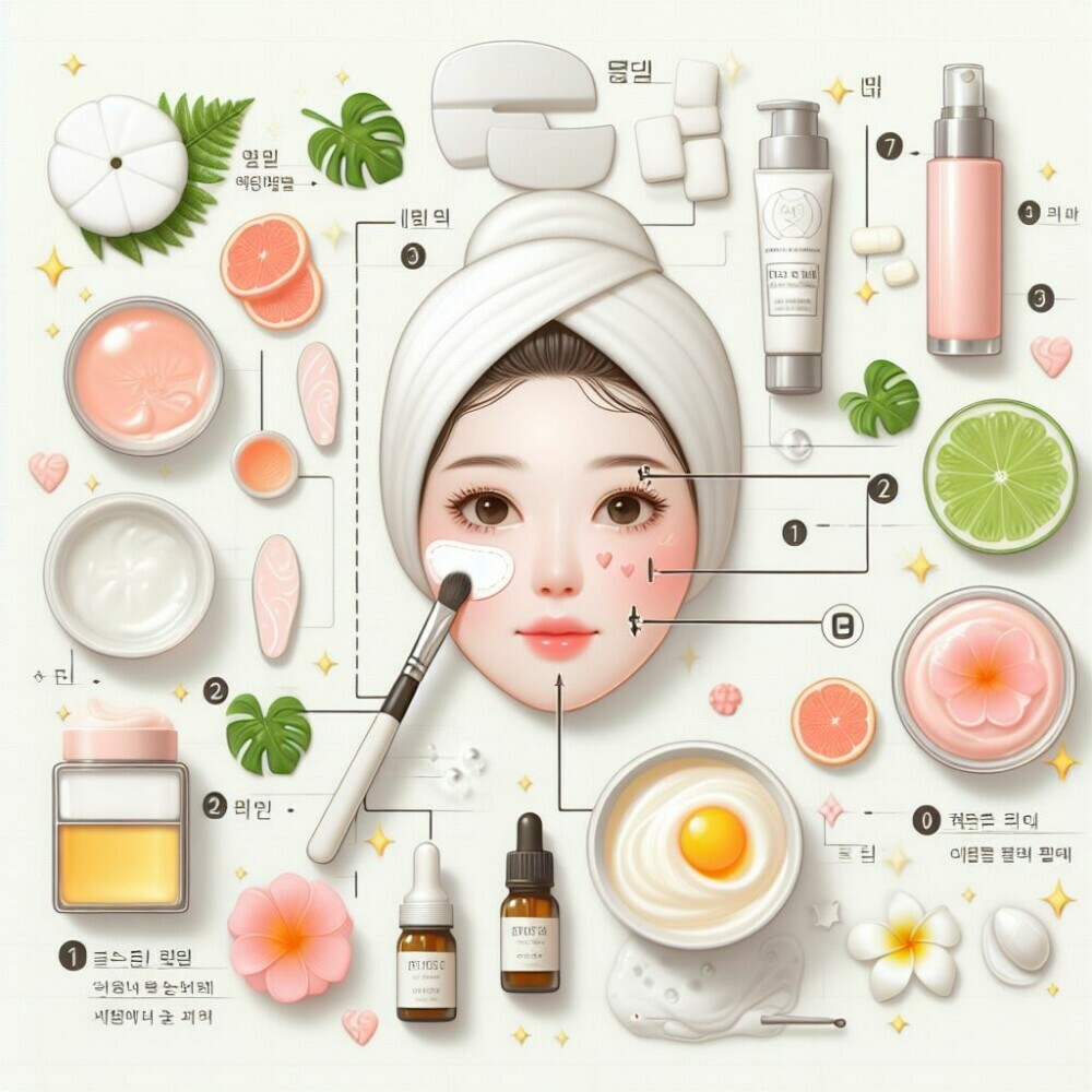 Korean skincare routine ingredients